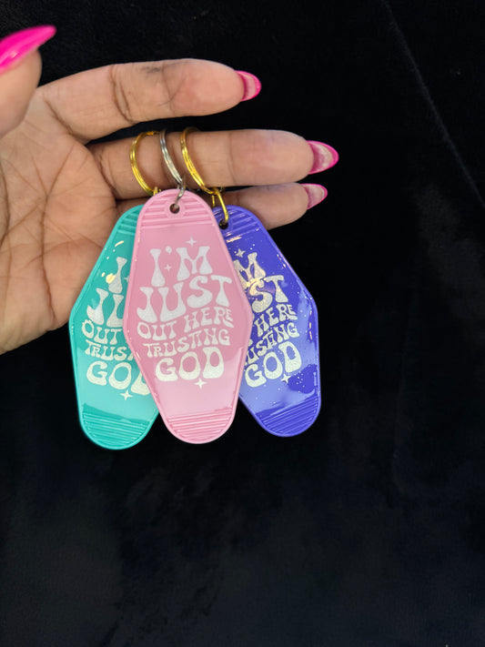 Trusting God Key Chain